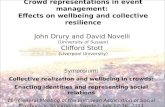 Symposium: Collective realization and wellbeing in crowds: