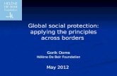Global social protection: applying the principles across borders