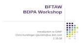 BFTAW BDPA Workshop