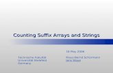 Counting Suffix Arrays and Strings