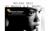 MILEAD 2012 BY MAGGIE B.B. PHIRI