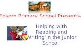 Helping with Reading and Writing in the Junior School