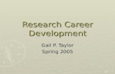 Research Career Development