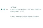 SC968 Panel data methods for sociologists Lectures 3 – 4.5