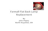 Farmall Flat Back Lamp Replacement