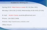 Academic Writing IV