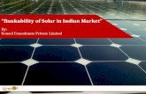 “Bankability of Solar in Indian Market” By: Gensol Consultants Private Limited
