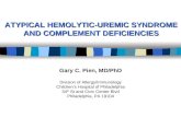 ATYPICAL HEMOLYTIC-UREMIC SYNDROME AND COMPLEMENT DEFICIENCIES