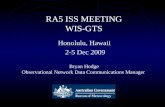 RA5 ISS MEETING WIS-GTS
