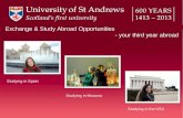 Exchange & Study Abroad Opportunities  - your third year abroad