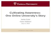 Cultivating Awareness:  One Online University’s Story