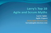 Larry’s Top 10 Agile and Scrum Myths