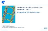 Annual public health report 2011