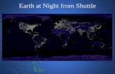 Earth at Night from Shuttle