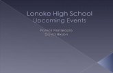 Lonoke High School  Upcoming Events
