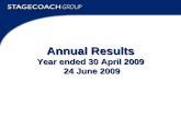 Annual Results Year ended 30 April 2009  24 June 2009