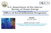 U.S. Department of the Interior Bureau of Ocean Energy Management