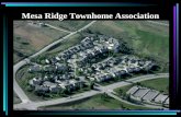 Mesa Ridge Townhome Association