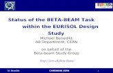 Status of the BETA-BEAM Task            within the EURISOL Design Study