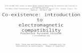 Co-existence: introduction to  electromagnetic compatibility