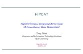HiPCAT High Performance Computing Across Texas (A Consortium of Texas Universities)  Tony Elam