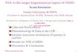 SSA in the target fragmentation region of SIDIS