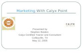 Marketing  With Calyx Point