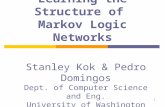 Learning the Structure of  Markov Logic Networks