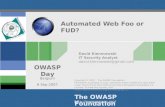 Automated Web Foo or FUD?