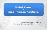 Global Korea  & Indo - Korean Relations