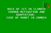 ROLE OF ICT IN CLIMATE CHANGE MITIGATION AND ADAPTATION:  CASE OF RANET IN ZAMBIA