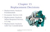 Chapter 15 Replacement Decisions