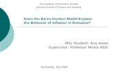Does the Barro-Gordon Model Explain the Behavior of Inflation in Romania?