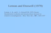 Lemon and Doswell (1979)