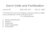 Germ Cells and Fertilization