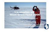 Ice studies off  West Greenland 2006