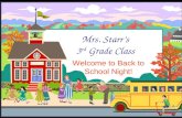 Mrs. Starr’s 3 rd  Grade Class