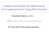 A lattice formulation of 4 dimensional N=2 supersymmetric Yang-Mills theories