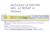 Activities of DICOM WG  of MISAT in Taiwan