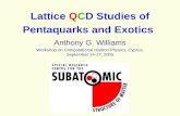 Lattice  Q C D Studies of Pentaquarks and Exotics