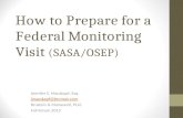 How to Prepare for a Federal Monitoring Visit  (SASA/OSEP)