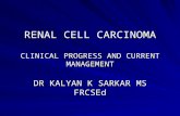 RENAL CELL CARCINOMA CLINICAL PROGRESS AND CURRENT MANAGEMENT