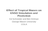 Effect of Tropical Biases on ENSO Simulation and Prediction