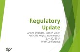 Regulatory  Update