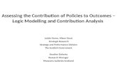 Assessing the Contribution of Policies to Outcomes – Logic Modelling and Contribution Analysis