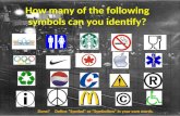 How many of the following symbols can you identify?
