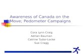 Awareness of Canada on the Move; Pedometer Campaigns