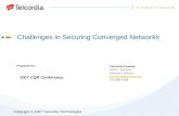 Challenges in Securing Converged Networks