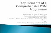 Key Elements of a Comprehensive DSM  Programme