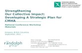 Strengthening  Our Collective Impact: Developing A Strategic Plan for CMHA